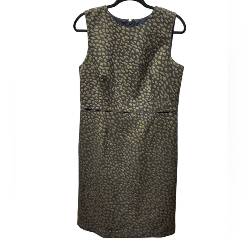 Ann Taylor Elegant Black and Gold/brown Women's Dress size 12